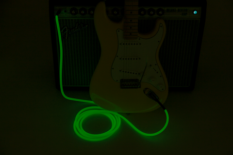 Fender Professional Glow in the Dark Cables, 18.6 Ft
