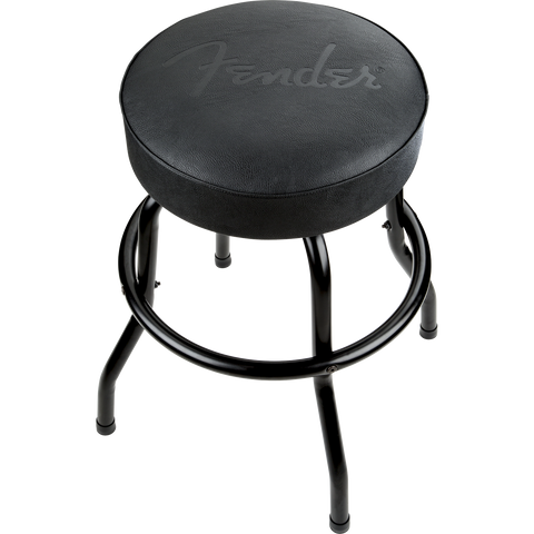 Fender® Embossed Black Logo Barstool