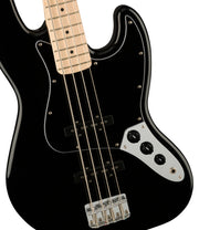 Fender Affinity Series™ Jazz Bass®, Maple Fingerboard, Black Pickguard, Black