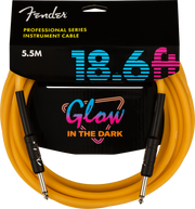 Fender Professional Glow in the Dark Cables, 18.6 Ft