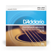EJ D'Addario 80/20 Phosphor-Bronze  Strings