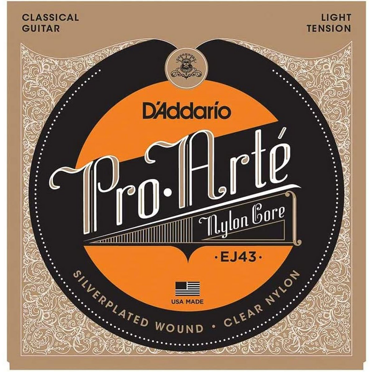 EJ43 D'Addario ProArte Nylon Classical, Light Tension RS Music