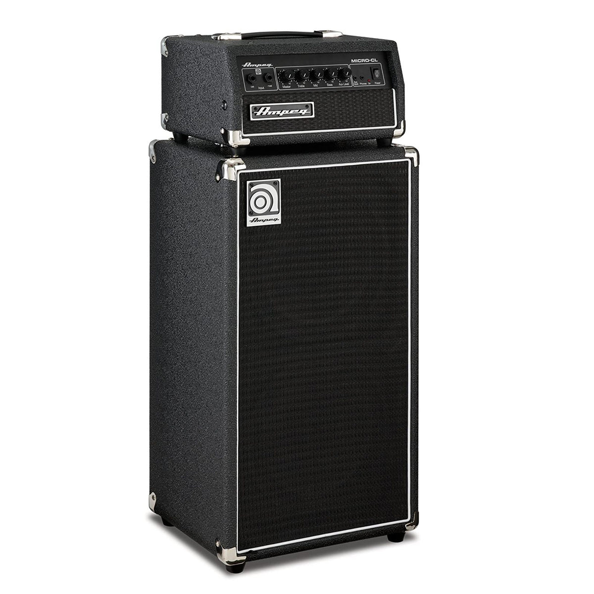 Ampeg MICRO-CL ベース用アンプ Ampeg MICRO-CL Bass Amp Stack-100-Watt Head with 2 X 10 Cabinet