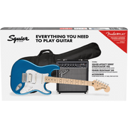 Fender  Affinity Series™ Stratocaster® HSS Pack, Maple Fingerboard, Lake Placid Blue, Gig Bag, 15G - 120V