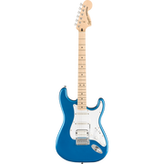 Fender  Affinity Series™ Stratocaster® HSS Pack, Maple Fingerboard, Lake Placid Blue, Gig Bag, 15G - 120V