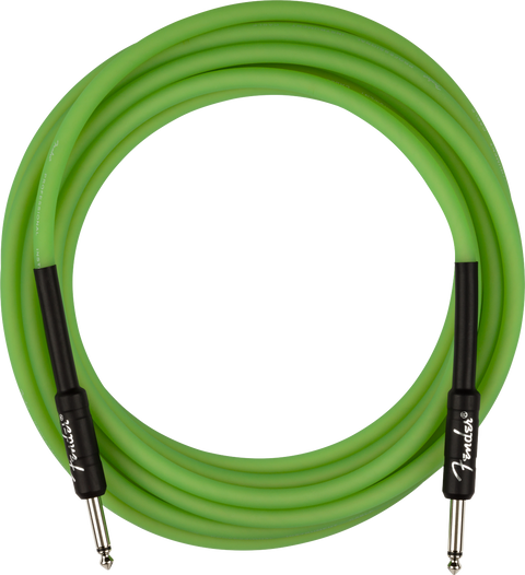 Fender Professional Glow in the Dark Cables, 18.6 Ft