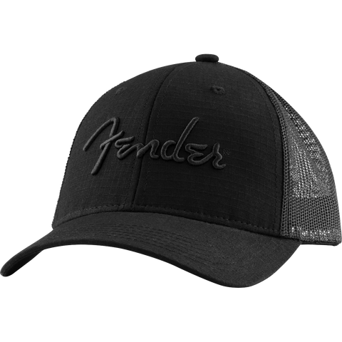 Fender® Snap Back Pick Holder Hat, Black