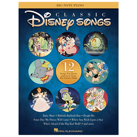 HL00172080 Hal Leonard, Big-Note Piano Classic Disney Songs
