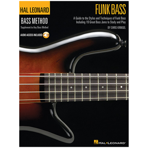 HL00695792 Hal Leonard, Funk Bass: A Guide to the Techniques and Philosophies of Funk Bass