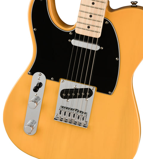 Affinity Series™ Telecaster® Left-Handed, Maple Fingerboard, Black Pickguard, Butterscotch Blonde