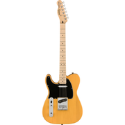 Affinity Series™ Telecaster® Left-Handed, Maple Fingerboard, Black Pickguard, Butterscotch Blonde