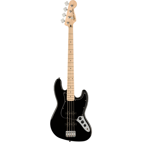 Fender Affinity Series™ Jazz Bass®, Maple Fingerboard, Black Pickguard, Black