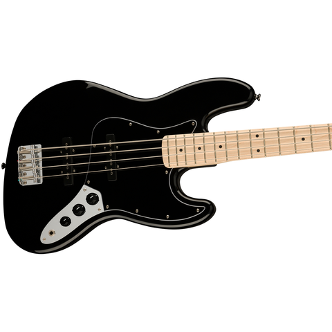 Fender Affinity Series™ Jazz Bass®, Maple Fingerboard, Black Pickguard, Black