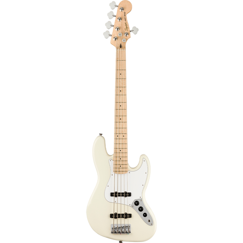 Fender Affinity Series™ Jazz Bass® V, Maple Fingerboard, White Pickguard, Olympic White