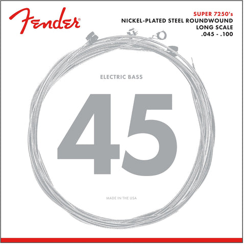 Fender Super 7250 Nickel Plated Steel Round Wound Long Scale