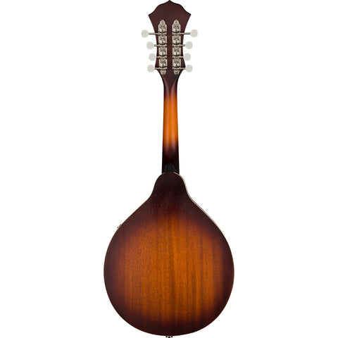 Fender PM-180E Mandolin, Walnut Fingerboard, Aged Cognac Burst