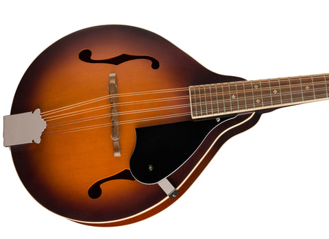 Fender PM-180E Mandolin, Walnut Fingerboard, Aged Cognac Burst