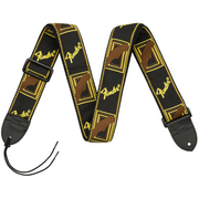 Fender Monogrammed Straps yellow/brown