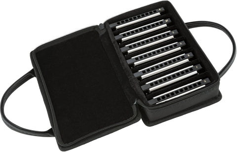 Fender Blues Deluxe Harmonica 7 pack with Case