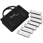 Fender Blues Deluxe Harmonica 7 pack with Case
