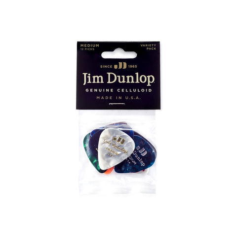 PVP106 Dunlop Celluloid Picks Variety Pack - Medium