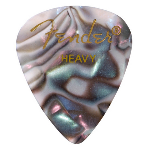 Fender 351 Premium Celluloid Picks 12 pack, Abalone Heavy