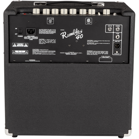 Fender Rumble™ 40 (V3), 120V, Black/Silver