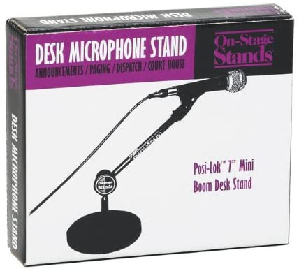 On-Stage DS300B Posi-Lok Desktop Mic Stand