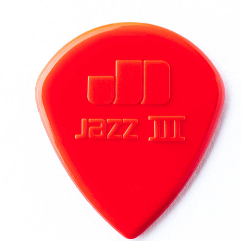 Dunlop 47R Red Nylon Jazz III Single Guitar Pick