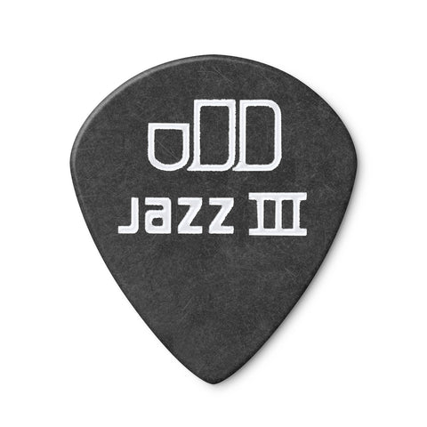 Dunlop 482R-73 Tortex Pitch Black Jazz III Single Guitar Pick