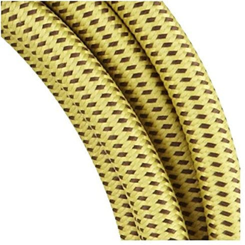 Fender Custom Shop Straight Output to Angled Output Cable, 18.6FT Tweed