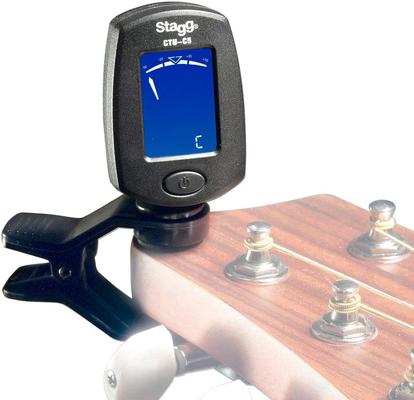CTU-C5 BK Stagg Clip-on Chromatic Tuner