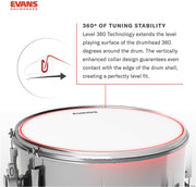 ETP-G1CLR-S Evans G1 Tompack Clear, Standard (12", 13", 16")