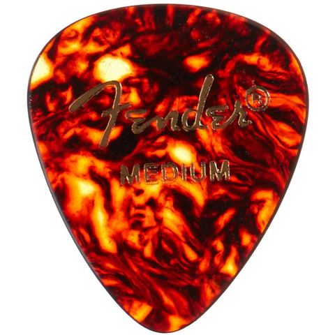 Fender Classic Celluloid Picks 12 Pack Tortoise Shell