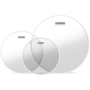 ETP-G1CLR-R Evans ClearTom Pack- Rock - (10", 12", 16")