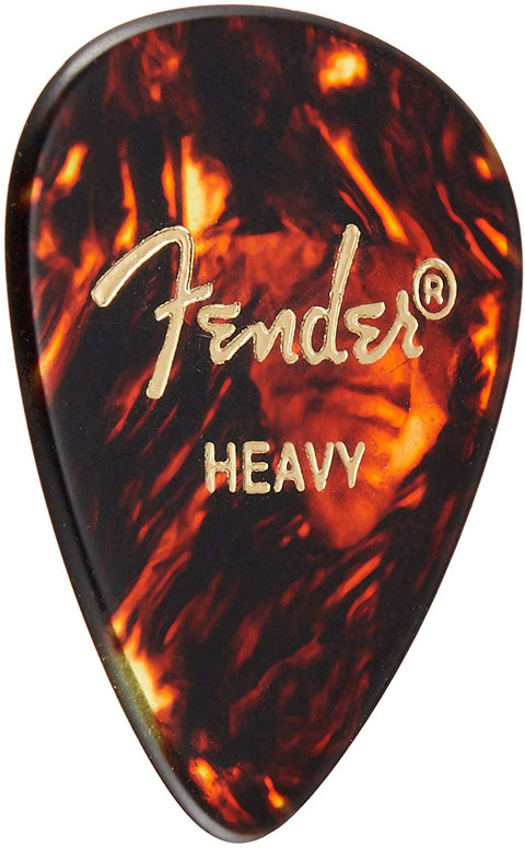 Fender Classic Celluloid Picks 12 Pack Tortoise Shell