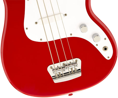 Fender Squier Bronco MN Electric Bass, Torino Red