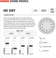 B14HDD Evans 14 Inch Genera HD Dry Snare Drumhead