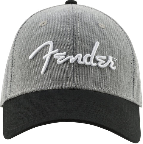 Fender Silver Thread Logo Snapback Trucker Hat