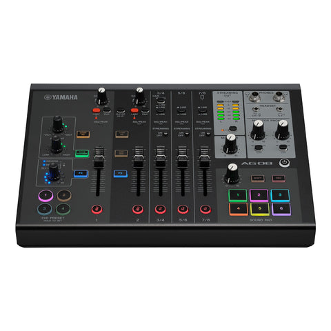 Yamaha AG-Series AG08 8-Channel Live Streaming Mixer