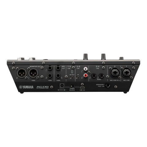 Yamaha AG-Series AG08 8-Channel Live Streaming Mixer