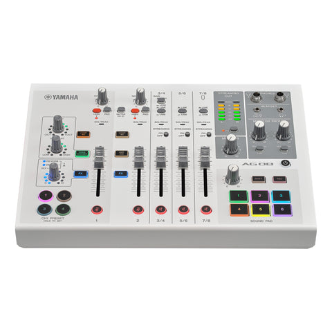 Yamaha AG-Series AG08 8-Channel Live Streaming Mixer