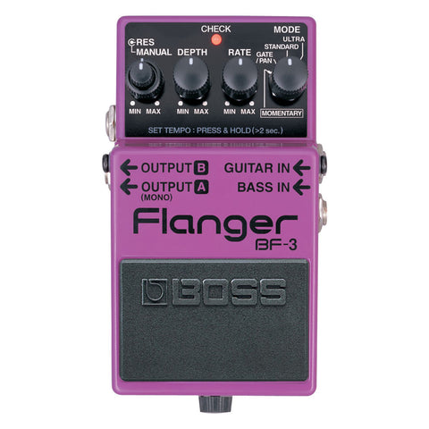 BF-3 BOSS Flanger Effect Blues Driver Pedal