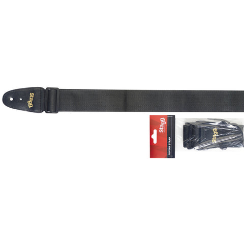 BJA006BK Stagg 2" Black strap