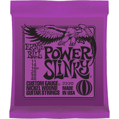 EBP02220 Ernie Ball "Power Slinky" Strings, 11-48