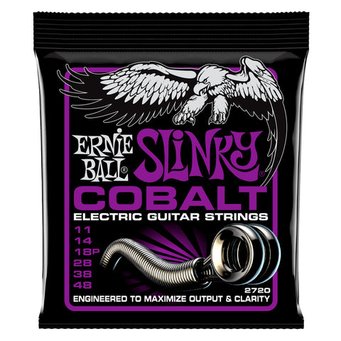EBP02720 Ernie Ball "Power Slinky Cobalt" round-wound Strings, 55-110
