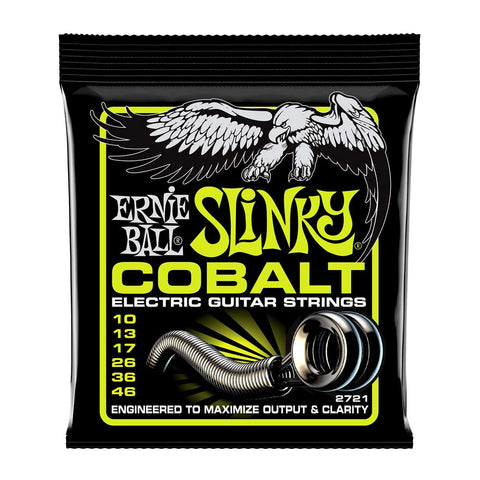 EBP02721Ernie Ball "Regular Slinky Cobalt 10-46" Electric Guitar Strings