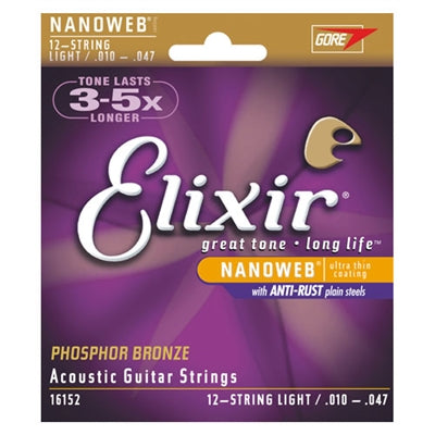 16152 Elixir Phosphor Bronze-NANOWEB String Light
