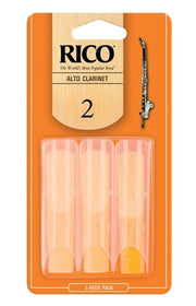 RDA03 Rico by D'Addario Alto Clarinet Reeds 3-pack