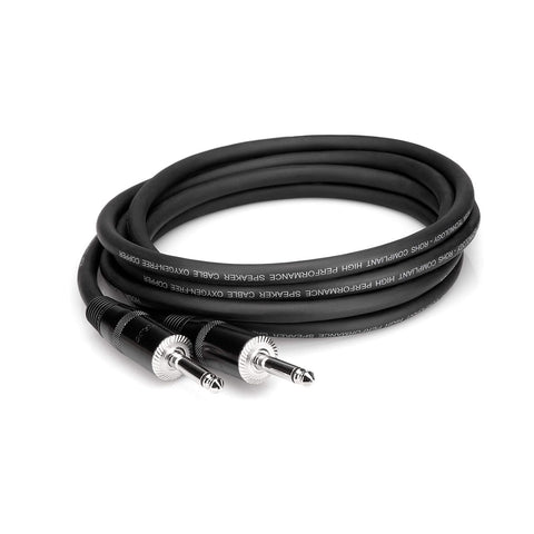 SKJ-405 Hosa 14 Gauge Pro Speaker Cable with 1/4-Inch Ends, 3 Foot